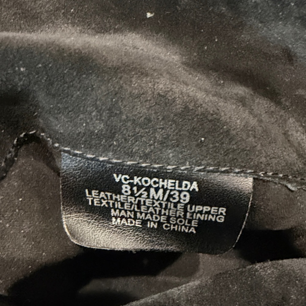 Vince Camuto Black Suede Knee-High Boots - Picture 3 of 5